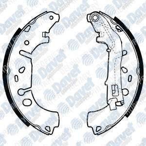 DELPHI LS1981 Arka Fren Balatasi Pabuclu Linea 07-> Fiorino 07-> Grande Punto 08-> Bipper Nemo 08-> Corsa D Corsa E Adam 228×42mm